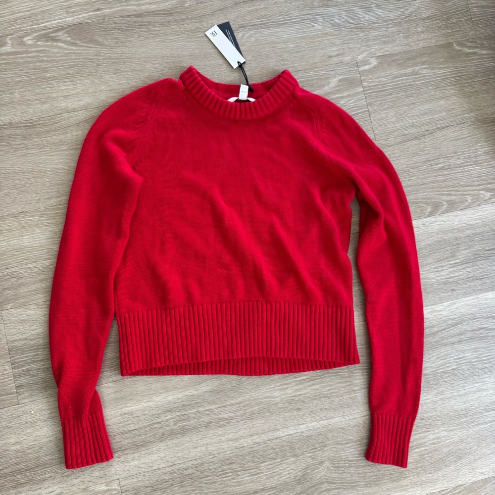 Banana Republic Red Women's Crewneck Sweater